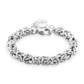 Byzantine Chain Bracelet in ION Plated YG Stainless Steel (7.0-8.5In) - Sticky add to cart bar