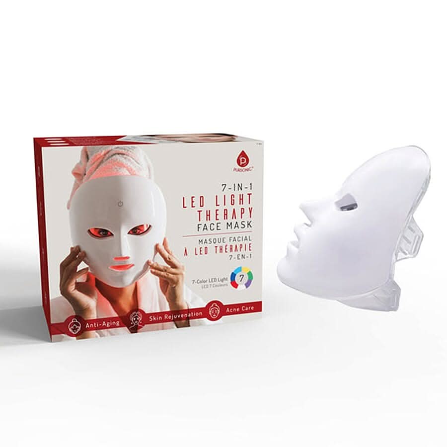 Pursonic 7-in-1 LED Light Therapy Face Mask
