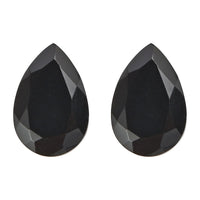 Set of 2 Black Onyx (Pear 9x6 mm) 2.01 ctw