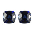 Set of 2 Lab Created Blue Sapphire (Cush 5x5 mm) 1.36 ctw - Sticky add to cart bar