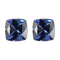 Set of 2 Lab Created Blue Sapphire (Cushion 6x6 mm) 2.50 ctw - Sticky add to cart bar