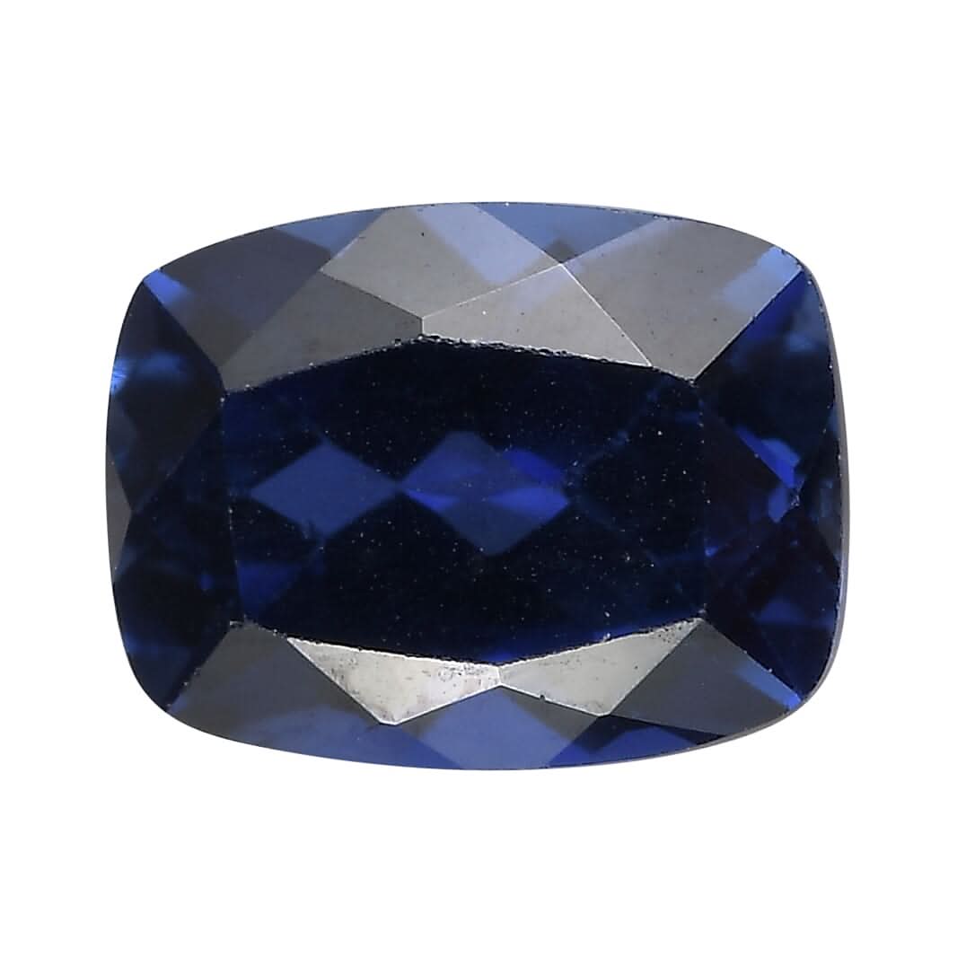 Lab Created Blue Sapphire (Cush 8x6 mm) 1.74 ctw