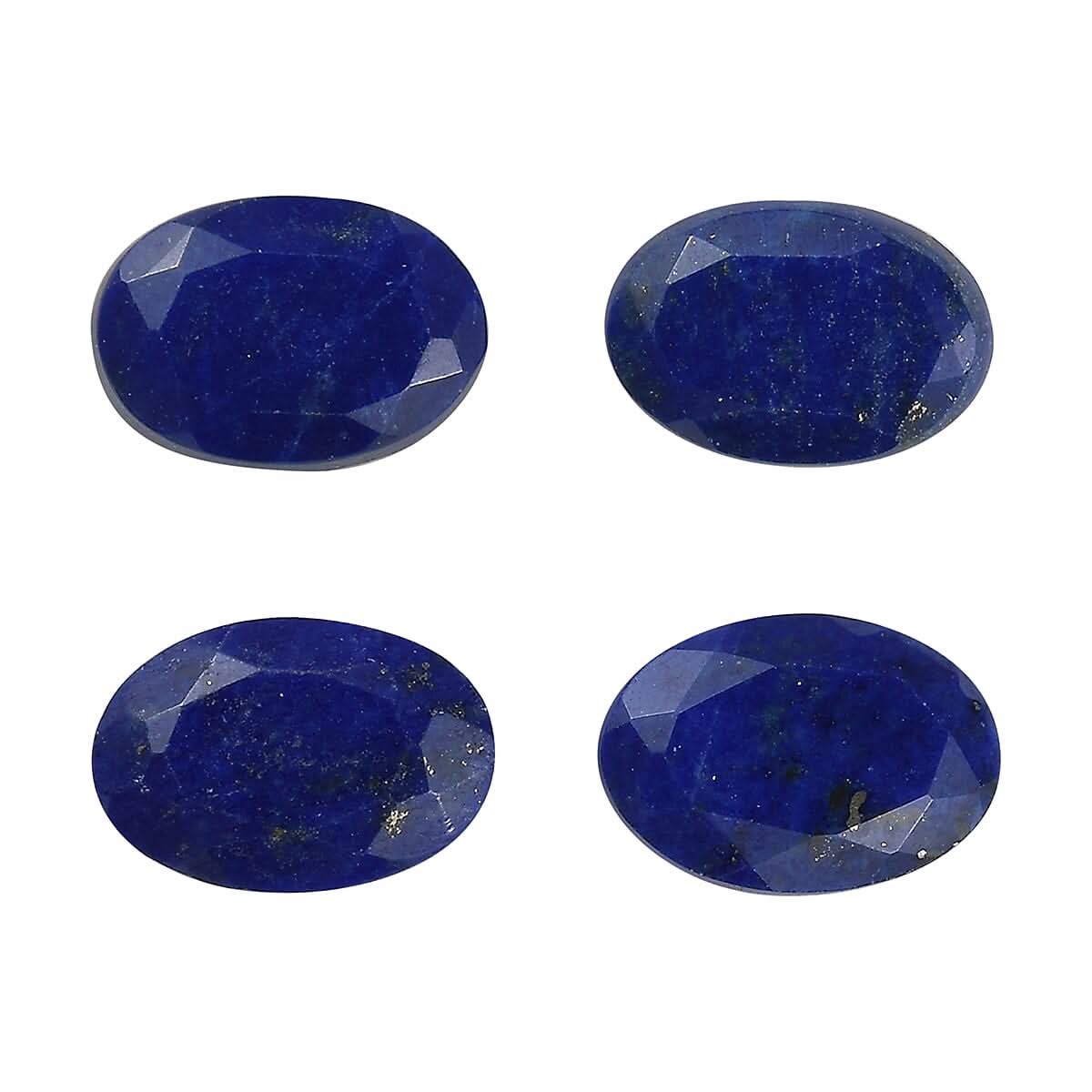 Set of 4 Lapis Lazuli (Oval 6x4 mm) 1.31 ctw