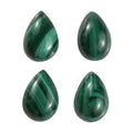 Set of 4 African Malachite (Pear 6x4 mm) 2.32 ctw - Sticky add to cart bar