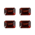 Set of 4 AA Mozambique Garnet (Oct 6x4 mm) 2.51 ctw - Sticky add to cart bar