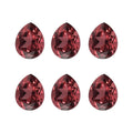Set of 6 AA Mozambique Garnet (Pear 5x4 mm) 2.33 ctw - Sticky add to cart bar