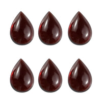 Set of 6 AA Mozambique Garnet (Pear 7x5 mm) 4.47 ctw