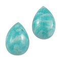 Amazonite Set of 2 (Pear 7x5 mm) 1.45 ctw - Sticky add to cart bar