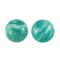 Amazonite Set of 2 (Rnd 6 mm) 1.63 ctw