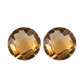 Set of 2 AA Brazilian Citrine (Rnd 8 mm) 3.21 ctw - Sticky add to cart bar