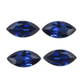 Set of 4 Lab Created Blue Sapphire (Mrq 6x3 mm) 1.08 ctw - Sticky add to cart bar