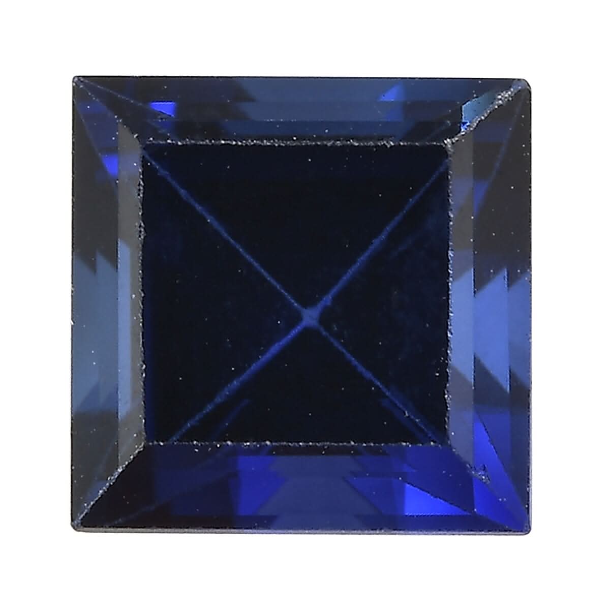 Lab Created Blue Sapphire (Sqr 6 mm) 1.32 ctw