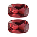 Set of 2 Mozambique Garnet (Cush 6x4 mm) 1.24 ctw - Sticky add to cart bar