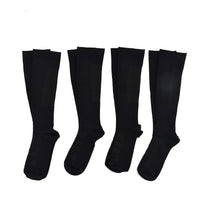 Livmore Black Set of 4 Pairs Tommle Copper Infused Compression Socks - Large