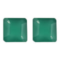 Asscher Cut Green Onyx (Oct 7x7 mm) 2.95 ctw - Sticky add to cart bar