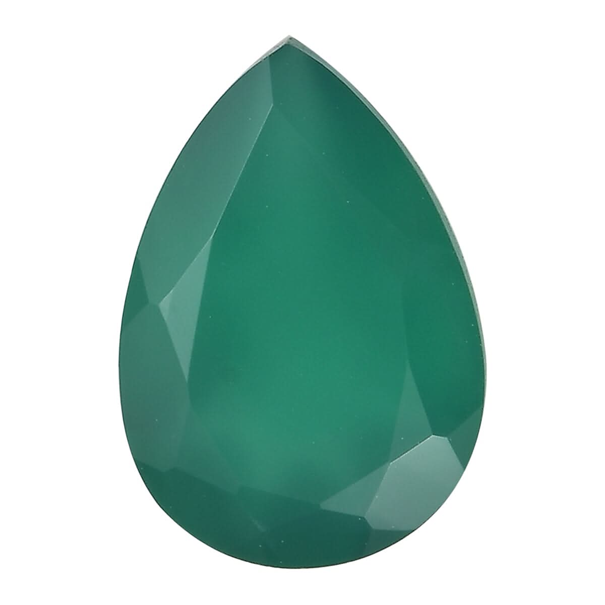 Green Onyx (Pear 10x7 mm) 1.56 ctw