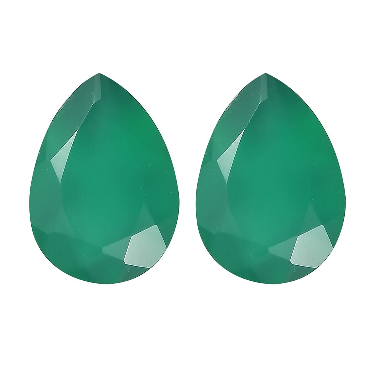 Green Onyx (Pear 7x5 mm) 1.14 ctw