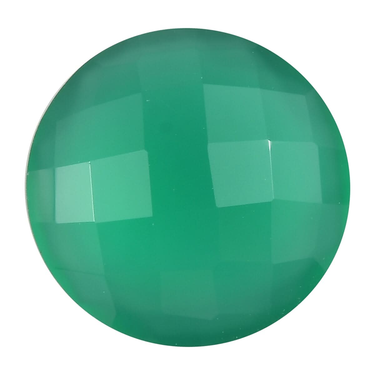 Green Onyx (Rnd 12 mm) 4.58 ctw