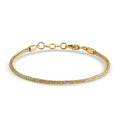 Doorbuster D'Joy Bali Legacy 22K Vermeil YG Over Sterling Silver Tulang Naga Chain Bracelet (8.00 In) (8.25 g) - Sticky add to cart bar