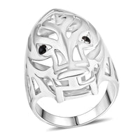 Doorbuster D'Joy Bali Legacy Thai Black Spinel Ring in Sterling Silver (Size 10.0) 0.20 ctw