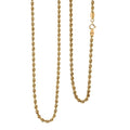Rope Chain Necklace in 10K Yellow Gold 3.10 Grams 20 Inches - Sticky add to cart bar