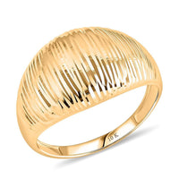 10K Yellow Gold Sunbeam Dome Ring (Size 9.0) (2 g)