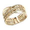 Doorbuster Luxoro 10K Yellow Gold Weave Royale Ring (Size 8.0) (3.08 g) - Sticky add to cart bar