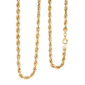 5mm Rope Chain Necklace in 10K Yellow Gold 13.50 Grams 28 Inches - Sticky add to cart bar