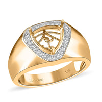 Luxoro Diamond I2 0.19 ctw Ring in 10K Yellow Gold