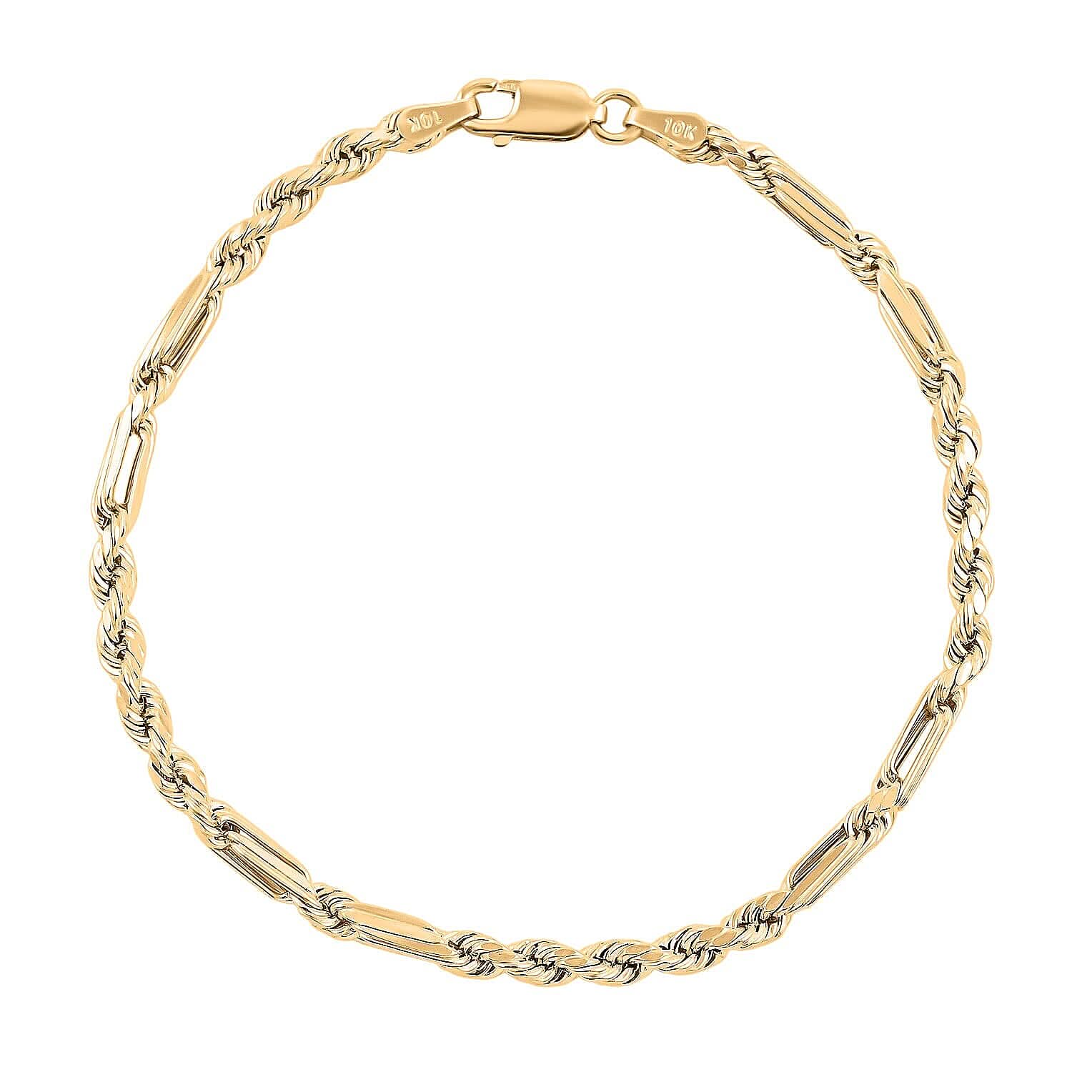 4mm Milano Chain Bracelet in 10K Yellow Gold (8.00 In) 3.13 Grams