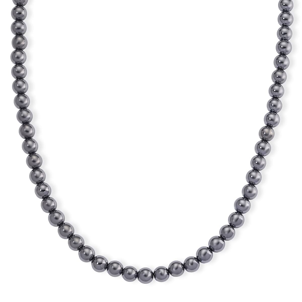 Terahertz 209.50 ctw Beaded Necklace in Stainless Steel 18 Inches