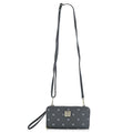 Stone Mountain Black Signature Genuine Leather Crossbody Bag with Wristlet - Sticky add to cart bar