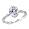Luxuriant Lab Grown Diamond VS1 1.70 ctw Ring in 14K White Gold (Size 10.0) - Sticky add to cart bar