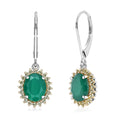 EverTrue Verde Onyx and Hebei Peridot 5.50 ctw Earrings in 18K YG Plated and Platinum Bond - Sticky add to cart bar