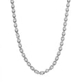 D'Joy Moissanite 15.10 ctw XOXO Necklace in Rhodium Over Sterling Silver 18 Inches - Sticky add to cart bar