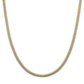 Flat Curb Chain Necklace in ION Plated YG and Stainless Steel 20-22 Inches - Sticky add to cart bar