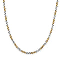 Two-tone Pop Chain Necklace in ION Plated YG and Stainless Steel 20-22 Inches - Sticky add to cart bar