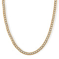 Cuban Link Chain Necklace in ION Plated YG and Stainless Steel 20-22 Inches - Sticky add to cart bar