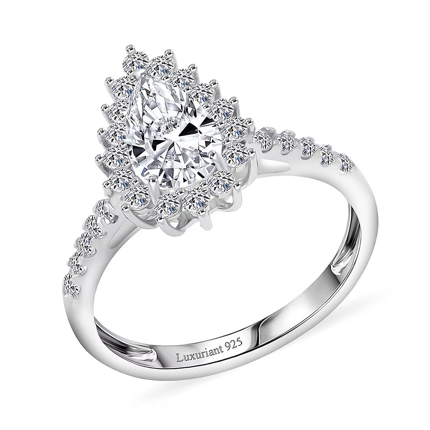Luxuriant Lab Grown Diamond Celestial Grace Ring in Sterling Silver