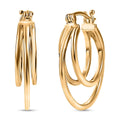 EverTrue Bronzella Collection Fancy Earrings in 18K YG Plated Bronze - Sticky add to cart bar