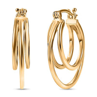 EverTrue Bronzella Collection Fancy Earrings in 18K YG Plated Bronze