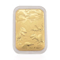24K Yellow Golden Jurassic Age of Dinosaurs Emboss Sheet 10mg - Sticky add to cart bar