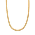 Herringbone Chain Necklace in ION Plated YG and Stainless Steel 20-22 Inches - Sticky add to cart bar