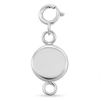 14K White Gold Magnetic Charm Lock (1.80 g)
