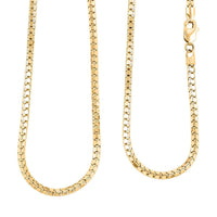 2.5mm Modena Box Chain Necklace in 10K Yellow Gold 7 Grams 18 Inches