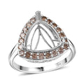 Natural Champagne Diamond I3 1.15 ctw Ring in 14K White Gold (Size 15.0) - Sticky add to cart bar
