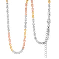 Made In Italy 14K YRG Over and Sterling Silver Typhoon Chain Necklace 10.4 Grams 18 Inches - Sticky add to cart bar
