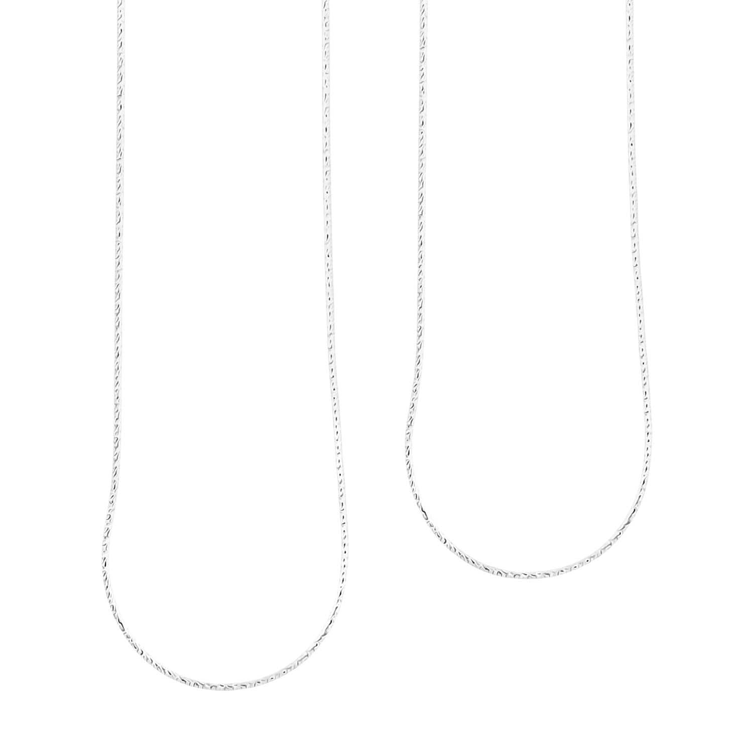 Italian 1.8mm Snake Chain Necklace in Sterling Silver 4.20 Grams 18 Inches