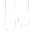 Italian 1.8mm Snake Chain Necklace in Sterling Silver 4.20 Grams 18 Inches - Sticky add to cart bar