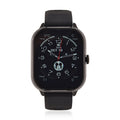 D8_PRO Smart Watch with Black and Orange Silicone Strap and Earbuds - Sticky add to cart bar